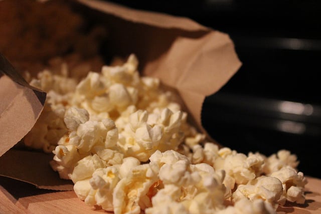 Microwave Popcorn in a Paper Bag.
