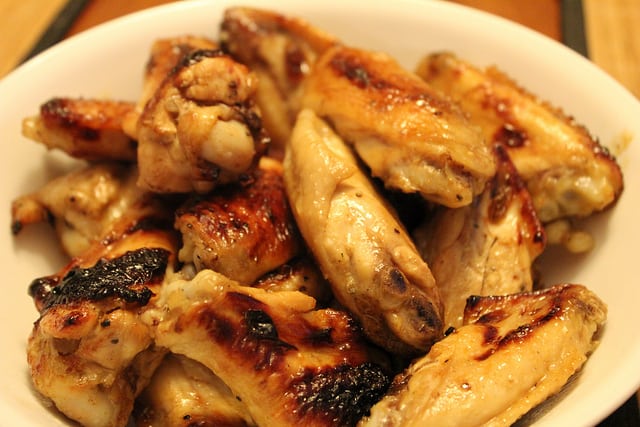 Hoisin Glaze on Tasty Baked Chicken Wings