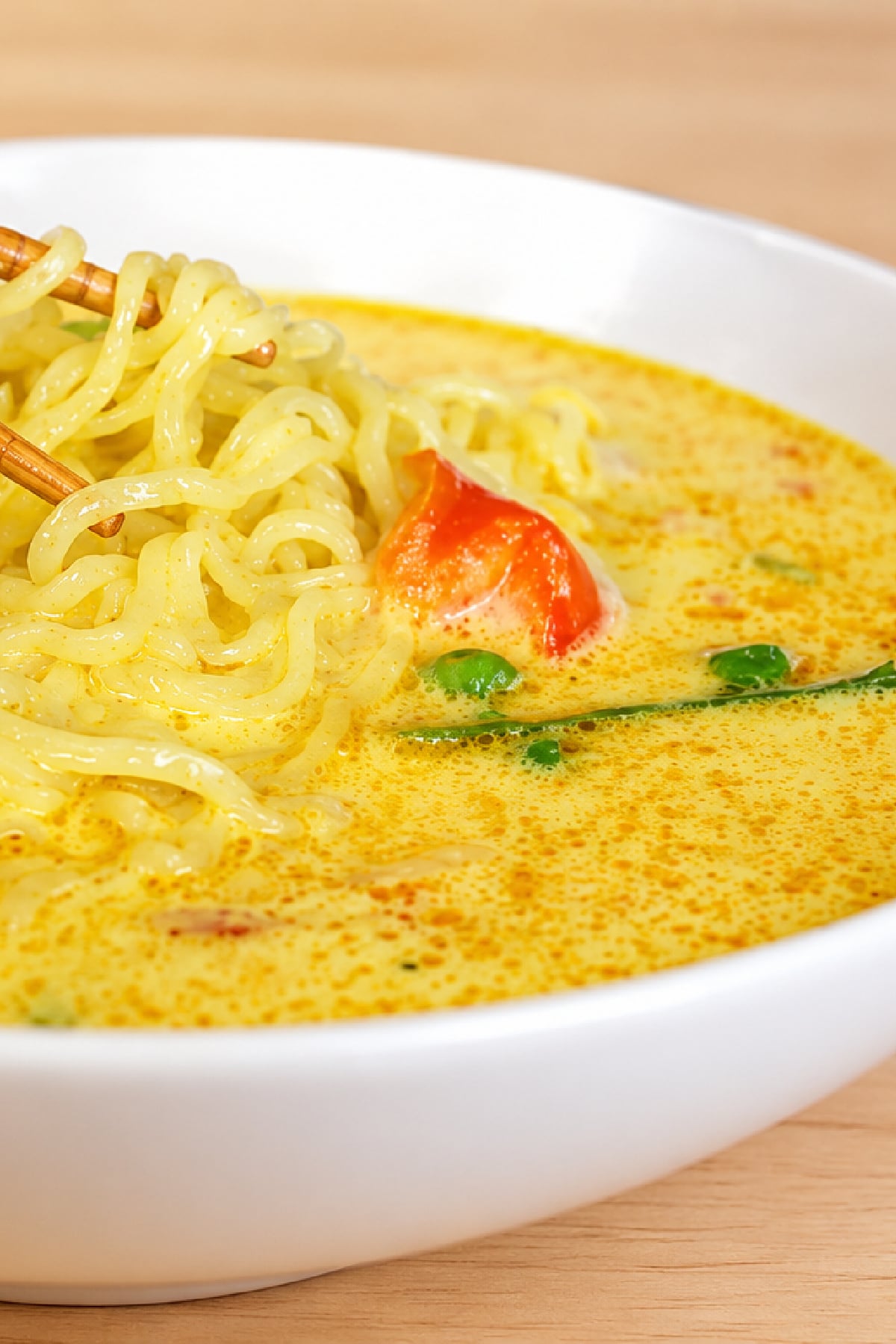 curry chicken noodle soup recipe