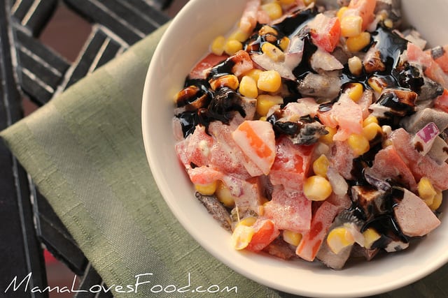 Portabella Blue Cheese Salad.