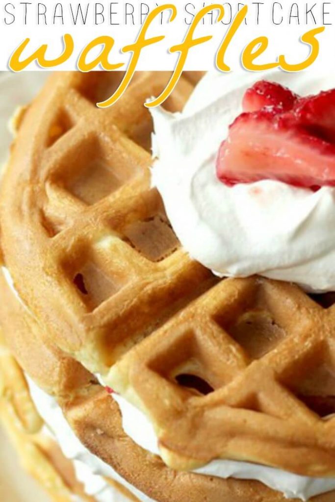 STRAWBERRY SHORTCAKE WAFFLES