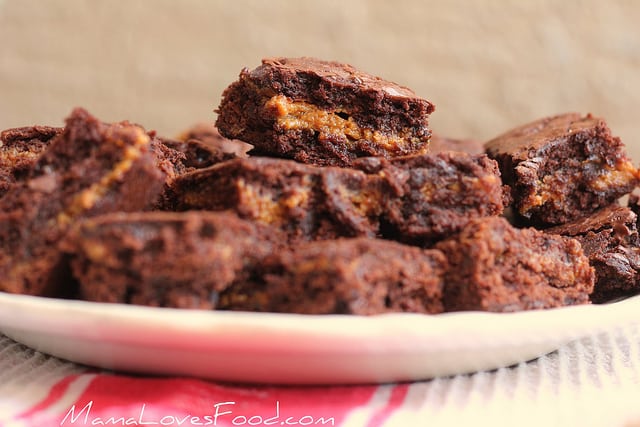 Caramel Stuffed Brownies