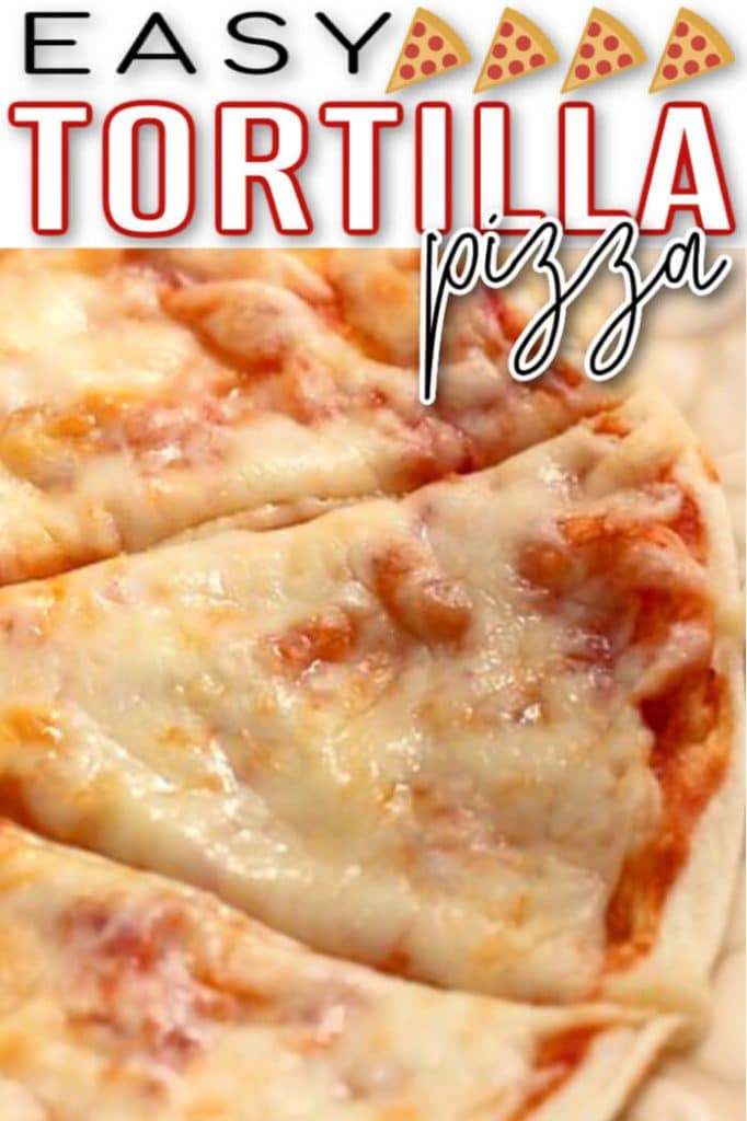 EASY TORTILLA PIZZA
