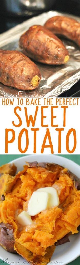 how to bake sweet potatoes in foil