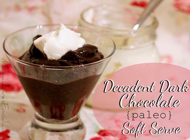 Decadent Dark Chocolate Paleo Ice Cream. {GIVEAWAY!}