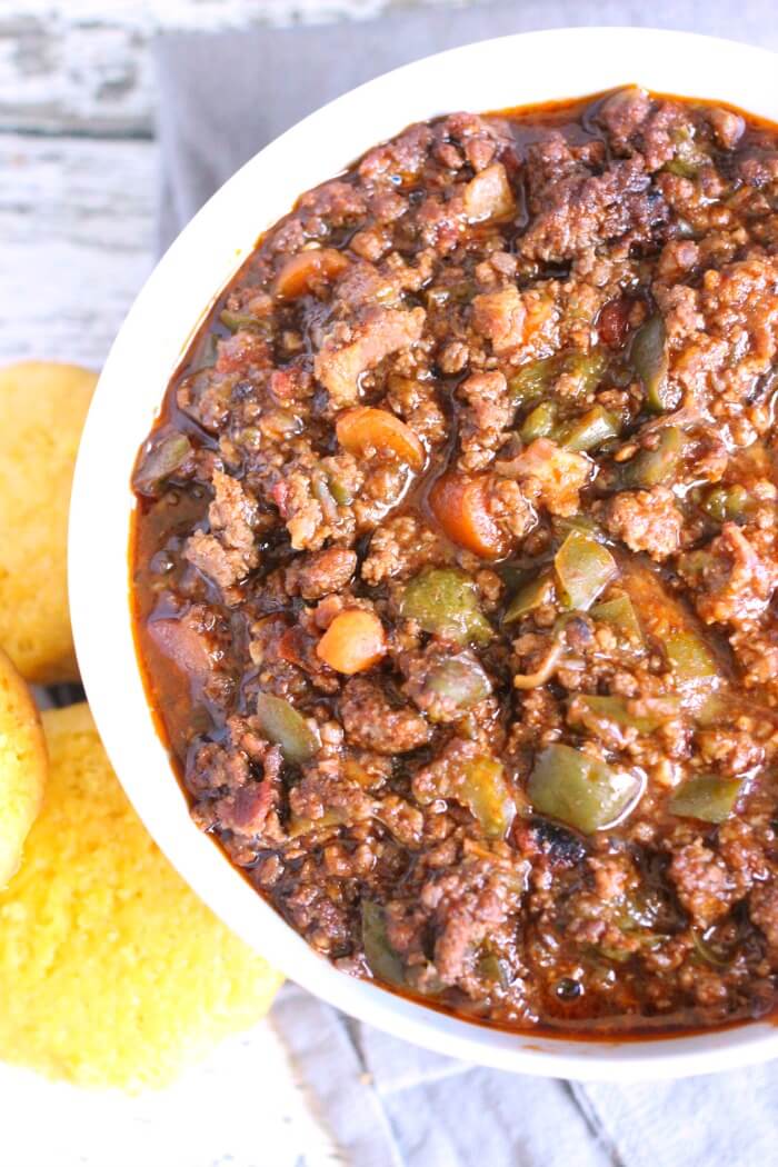 CHILI RECIPE WITH NO BEANS