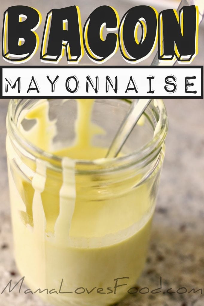 how to make bacon mayonnaise aka baconnaise!