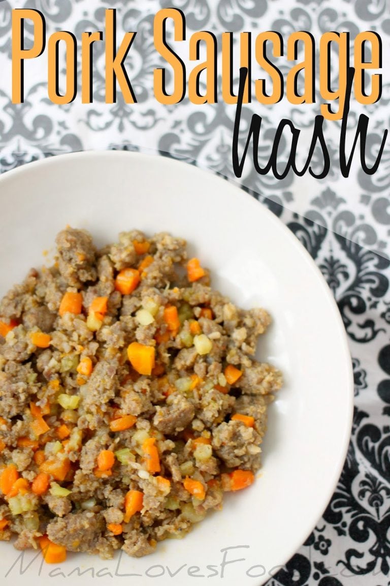 Potato-free Pork Sausage Hash