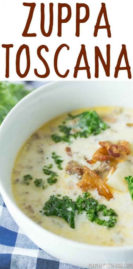 Zuppa Toscana Creamy Potato Sausage Soup - Olive Garden Copycat Recipe ...
