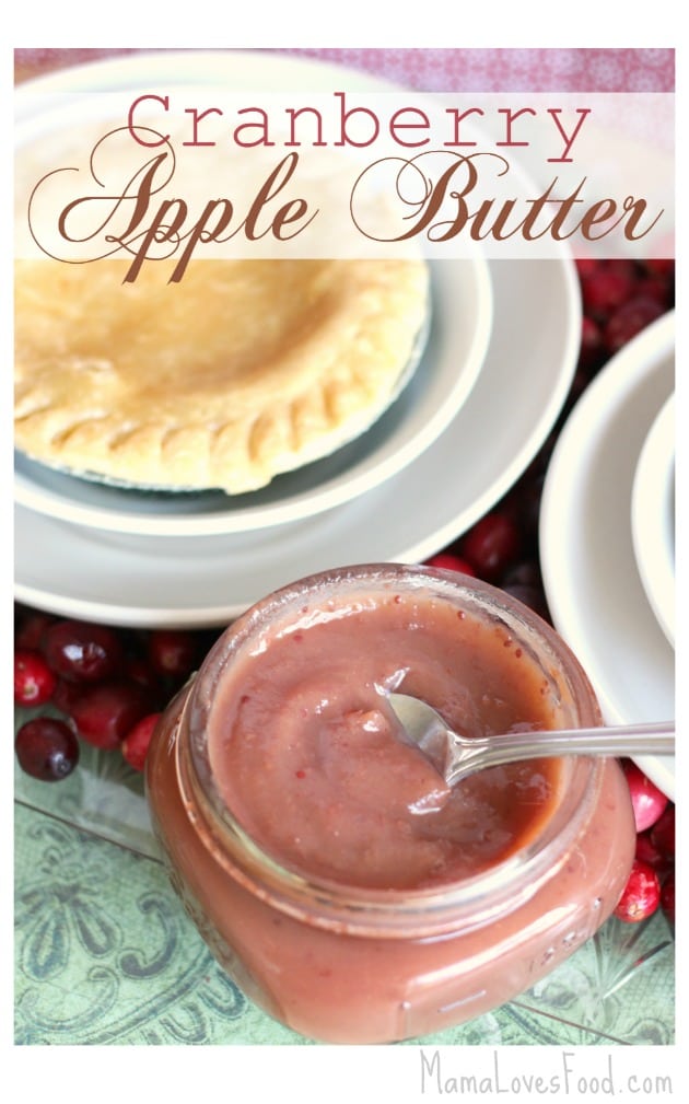 Slow Cooker Cranberry Apple Butter