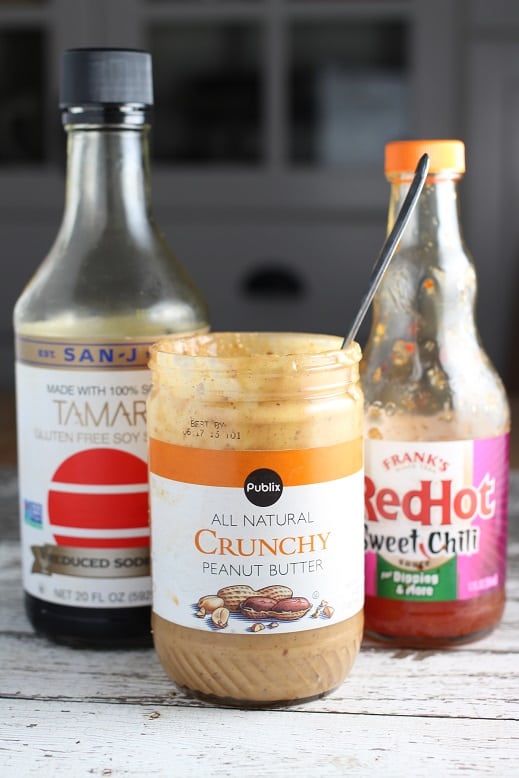 Three Ingredient Asian Style Peanut Sauce