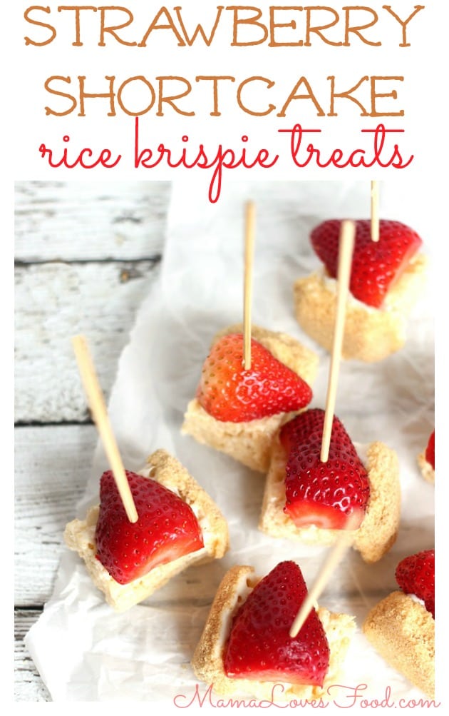Strawberry Shortcake Rice Krispies Treats Recipe