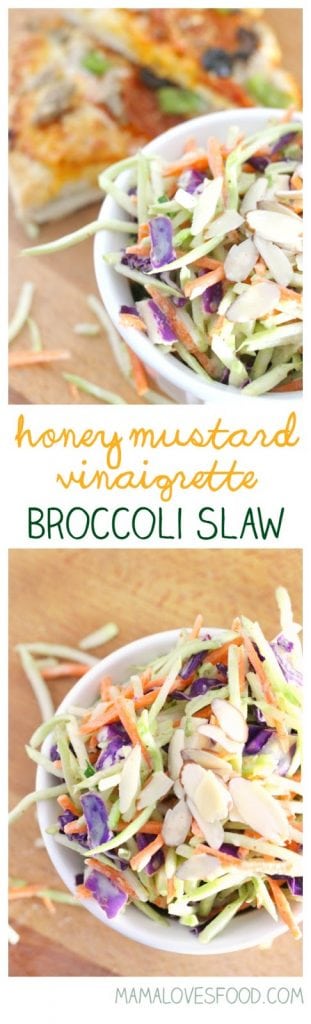 Honey Mustard Vinaigrette Broccoli Slaw Recipe