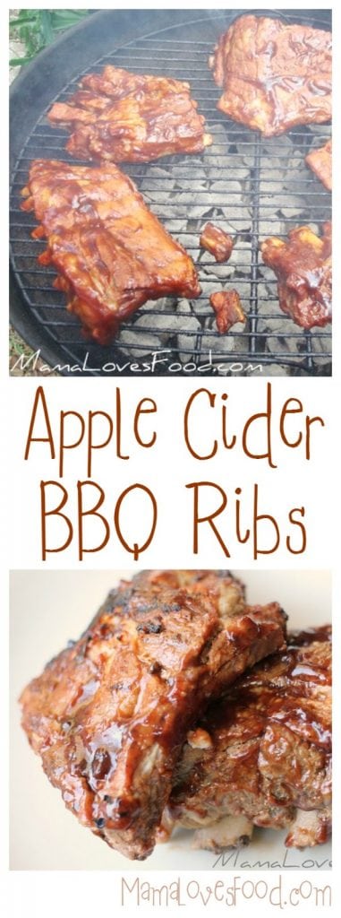 Apple Cider Pork Barbecue Ribs.