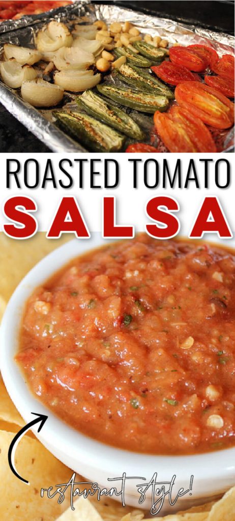 BEST ROASTED TOMATO SALSA