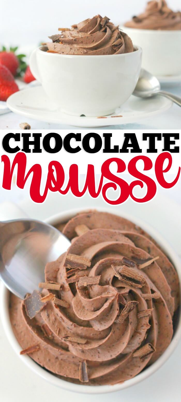 HOW TO MAKE CHOCOLATE MOUSSE
