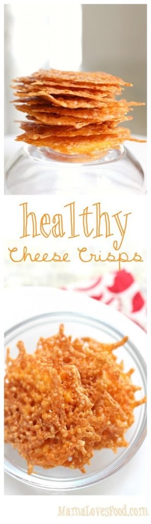 Healthy Baked Cheese Crisp Recipe