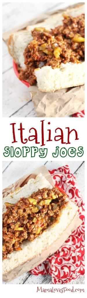 Italian Sloppy Joes Recipe