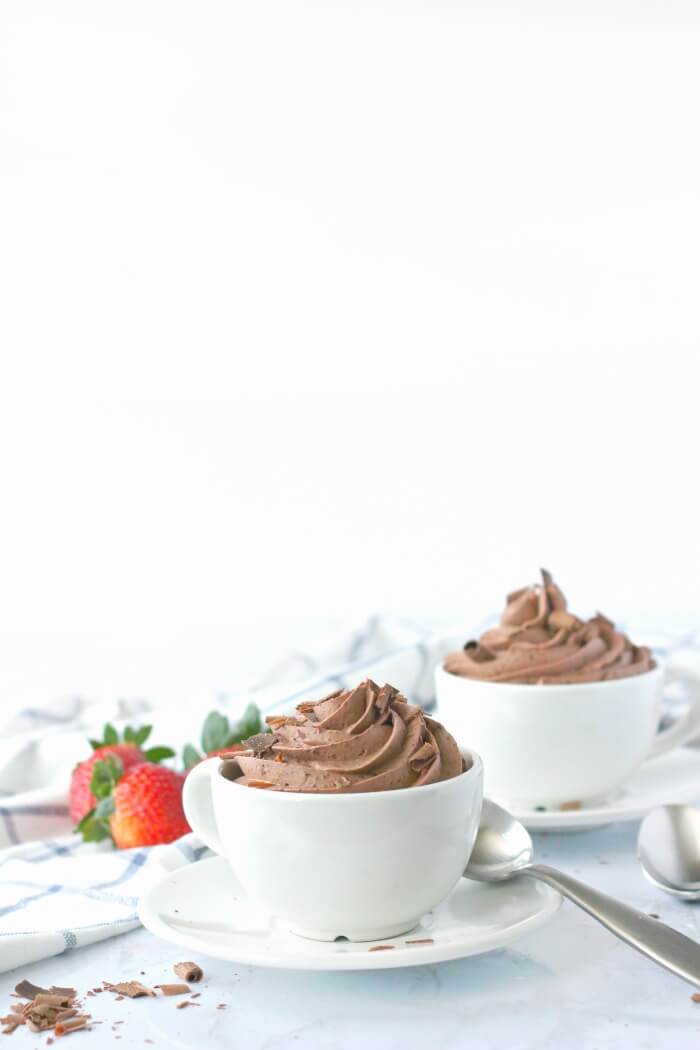 TWO INGREDIENT CHOCOLATE MOUSSE