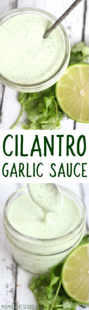 garlic cilantro sauce