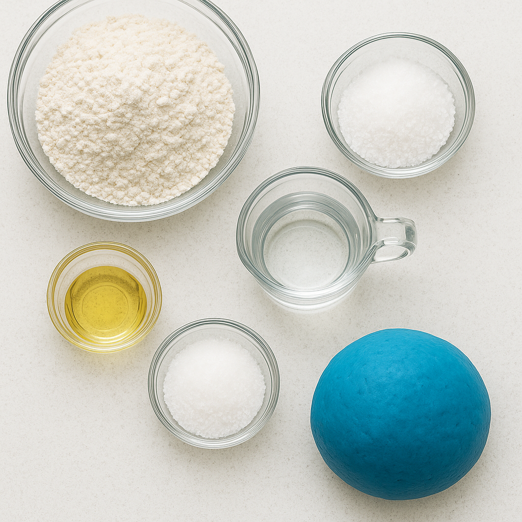 NO COOK PLAYDOUGH INGREDIENTS