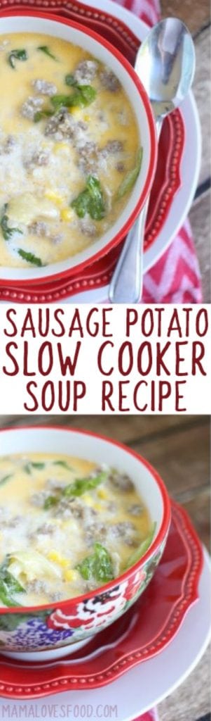  Creamy Sausage Potato Soup for the Slow Cooker crock pot