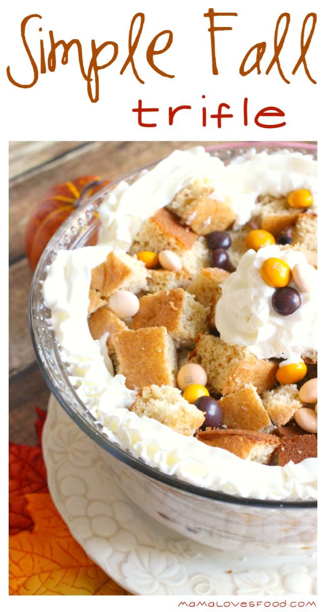 How to Make a Simple Fall Trifle