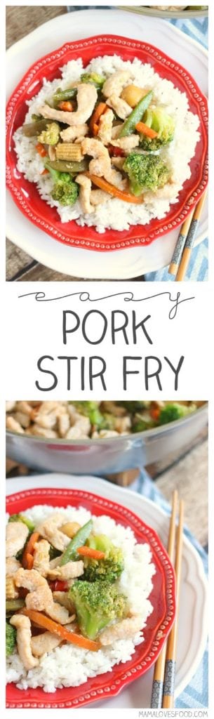 Pork and Veggie Stir Fry - How to Velvet Meat