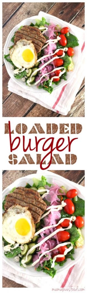 Loaded Hamburger Salad