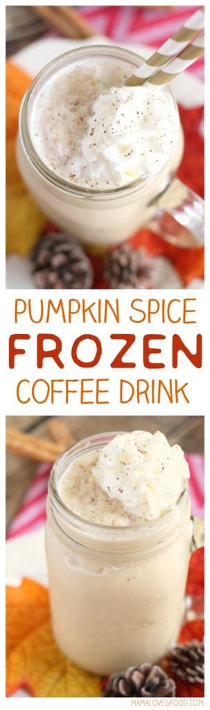 Pumpkin Spice Frappuccino Recipe