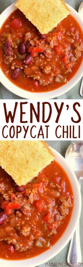 Easy Wendy's Chili Recipe