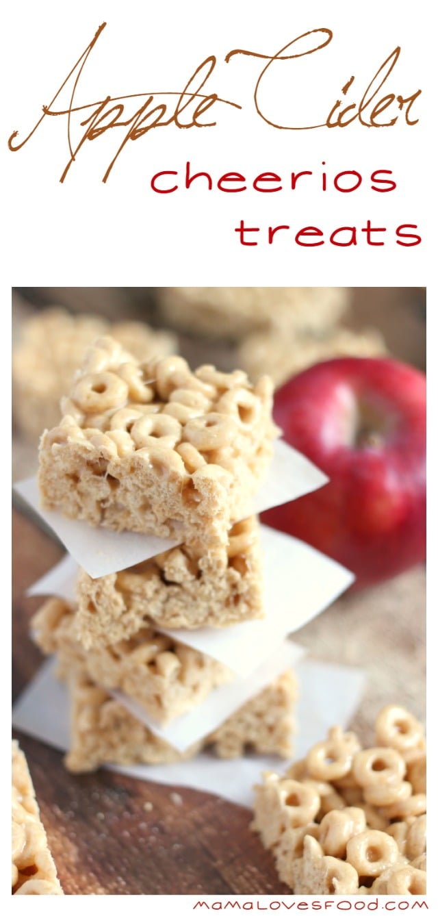 Apple Cider Cheerios Treats