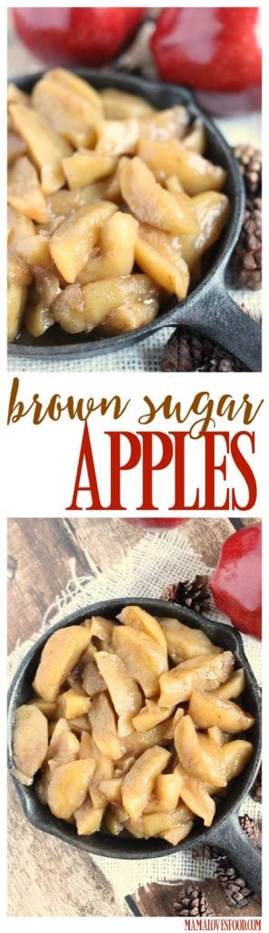 Brown Sugar Cinnamon Skillet Apples Recipe