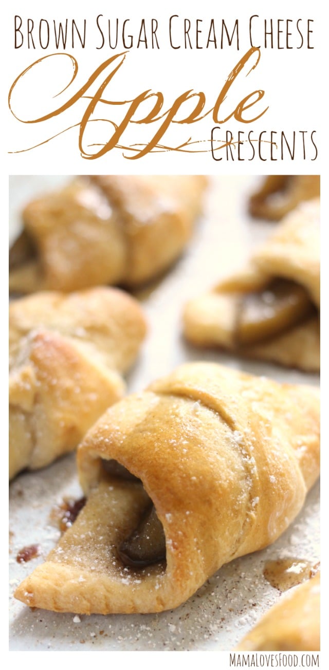 Apple Pie Cheesecake Crescents