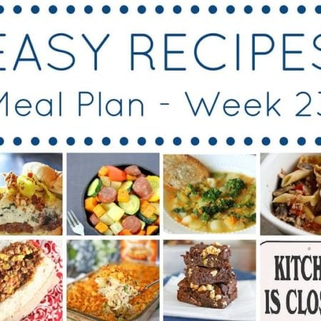 The Easy Dinner Recipes Meal Plan – Week 23