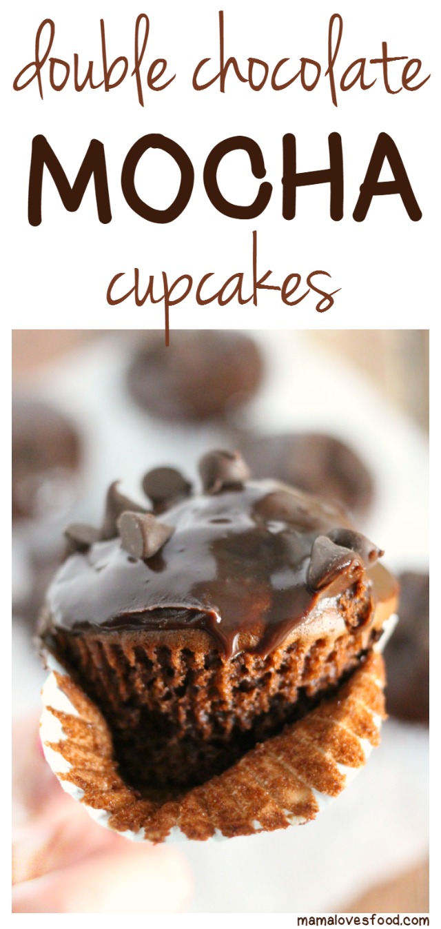 Mocha Cupcakes {DOUBLE CHOCOLATE}