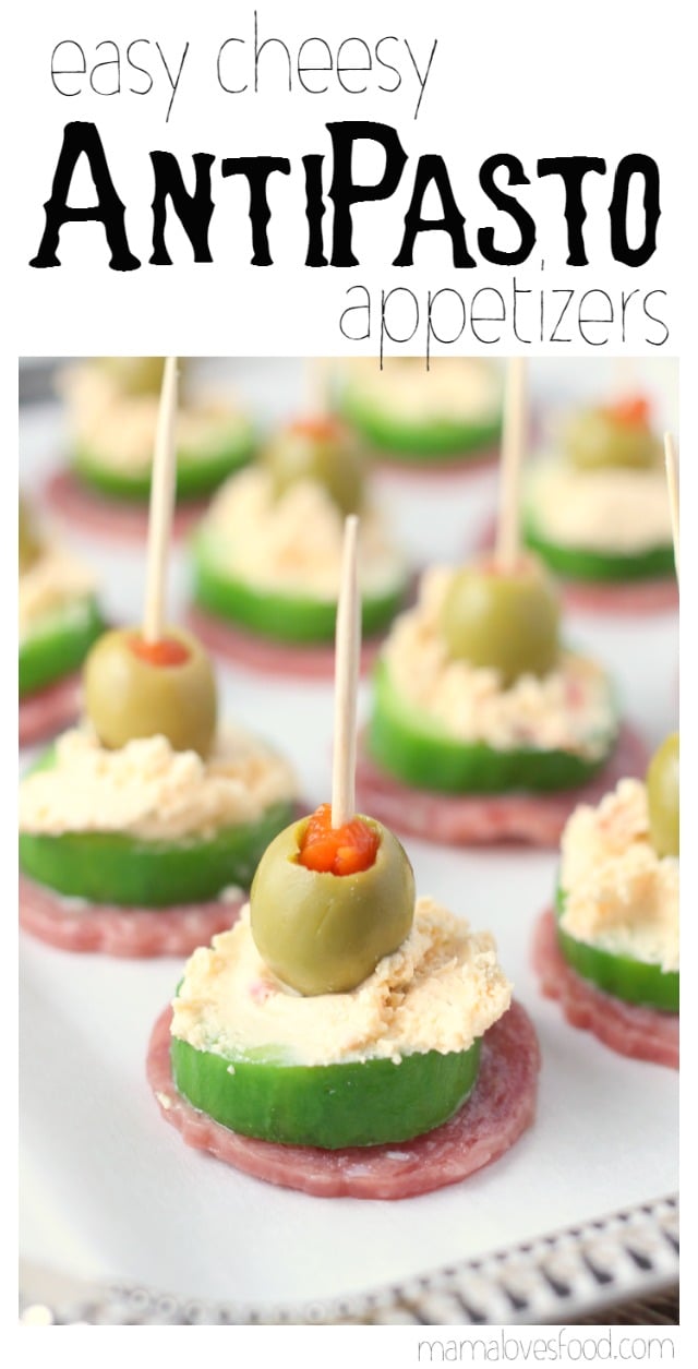 Easy Cheesy Antipasto Appetizers