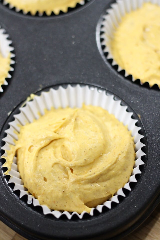 Pumpkin Spice Cupcakes Recipe with Eggnog Frosting