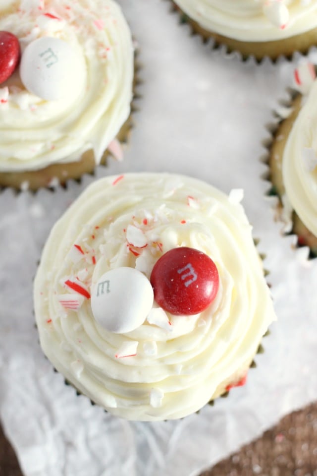 White Chocolate and Peppermint Cupcake Recipe