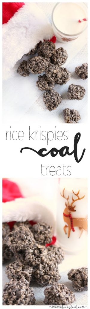 Rice Krispies Cookies and Cream COAL Treats