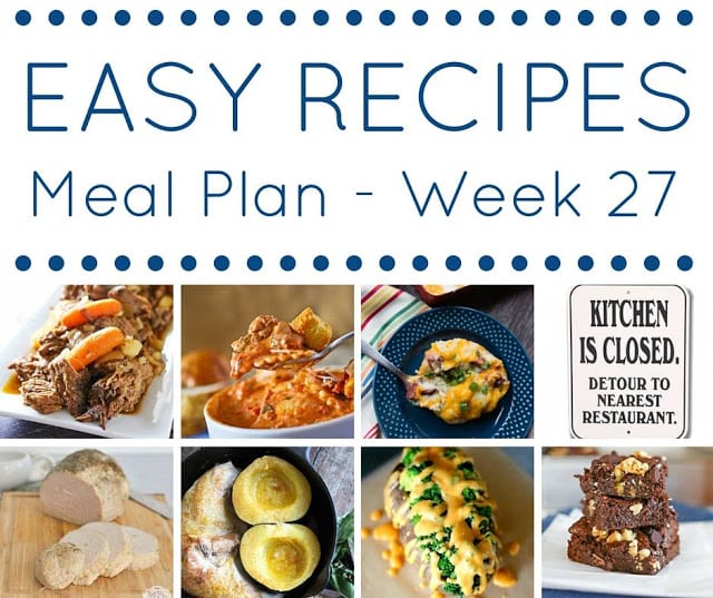  The Easy Dinner Recipes Meal Plan