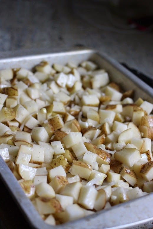 Roasted Garlic Potato Bites