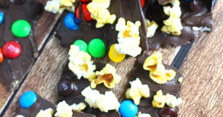 Popcorn Chocolate Bark