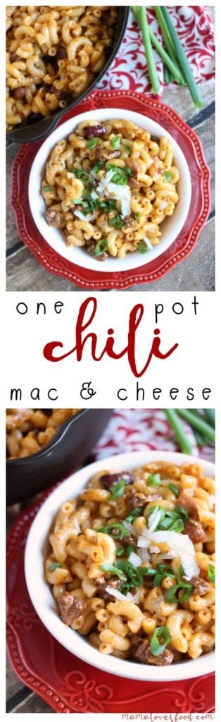 Easy Chili Macaroni and Cheese Recipe