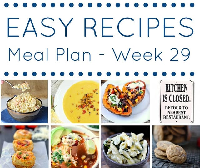 The Easy Dinner Recipes Meal Plan 