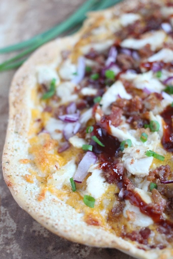 BBQ CHICKEN PIZZA WITH BACON