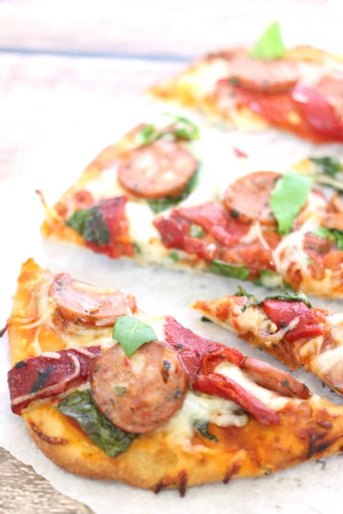 Sausage and Peppers Flatbread