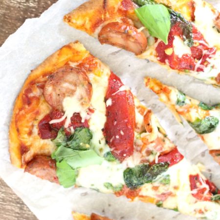 Sausage and Peppers Flatbread