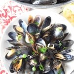 lemon garlic mussels
