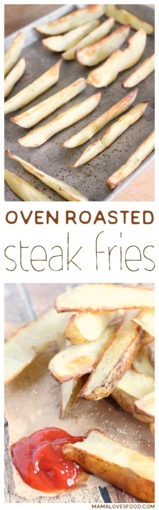 Oven Roasted Steak Fries Recipe